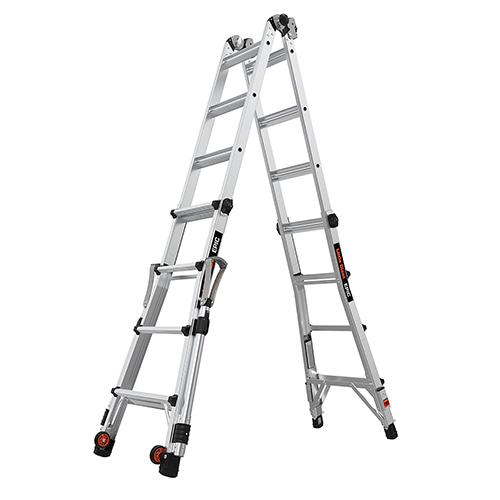 Epic Model 17 Aluminum Articulated Extendable Type IA Ladder w/ Epic Bundle