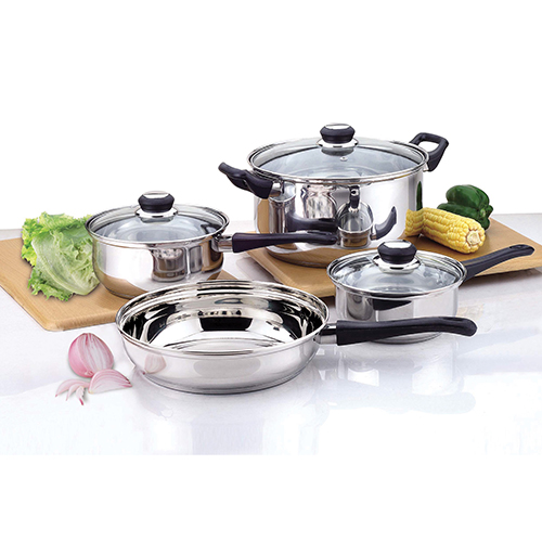 7pc Stainless Steel Cookware Set
