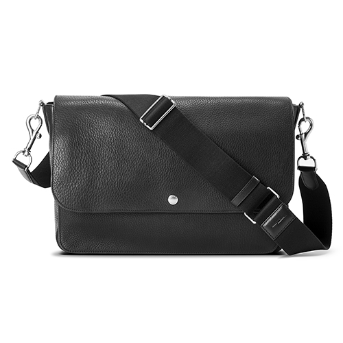 Canfield Relaxed Messenger Bag, Black