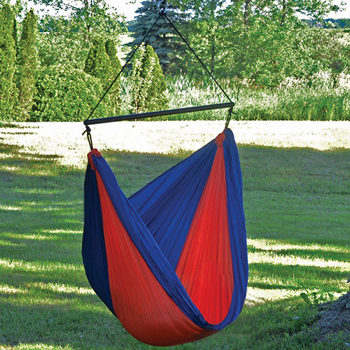 GO2 Traveler Portable Camping Chair, Blue/Orange