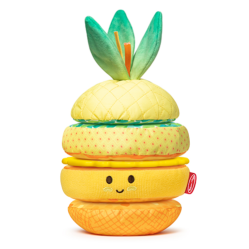 Pineapple Soft Stacker Toy, Ages 6+ Months