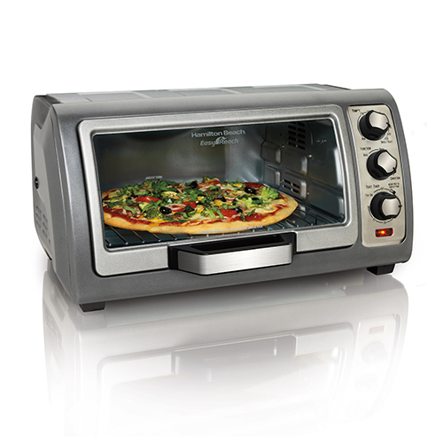 6 Slice Easy Reach Convection Toaster Oven, Silver