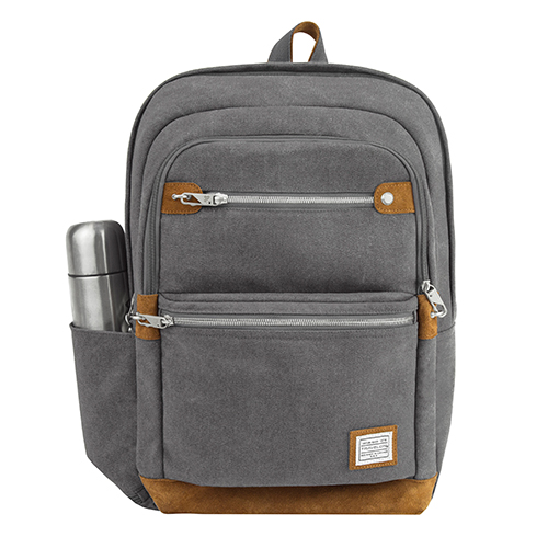 Anti-Theft Heritage Backpack, Pewter