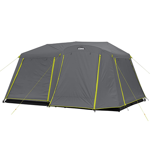 9 Person Instant Cabin Tent w/ Full Rainfly - 14ft x 9ft