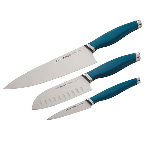 3pc Assorted Cutlery Set, Teal