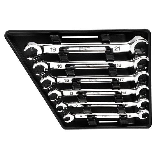6pc Metric Double End Flare Nut Wrench Set