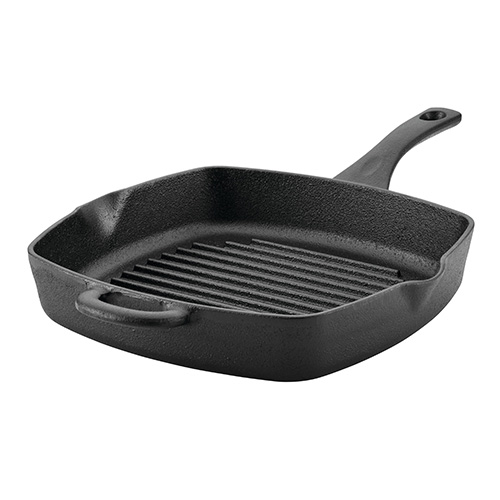 10" Enameled Cast Iron Grill Pan