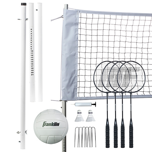 Professional Volleyball/Badminton Combo Set