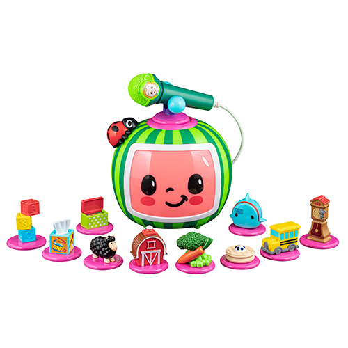 Cocomelon Tiny Tunes Music Melon Karaoke Machine, Ages 3+ Years