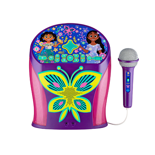 Disney Encanto Bluetooth Karaoke Machine w/ EZ Link Technology, Ages 3+ Years
