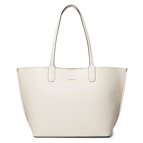 Brook Leather Tote, Ivory