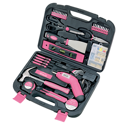 135 Piece Tool Kit, Pink