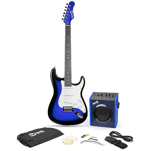 Full-Size Electric Guitar Kit, Blueburst