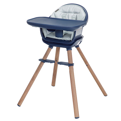 Moa 8-in-1 High Chair, Essential Blue
