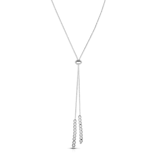 Lariat Sterling Silver Necklace
