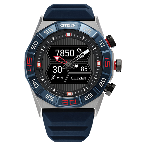 CZ Smart Hybrid YouQ Blue Silicone Strap Smartwatch