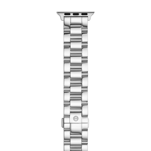 Silver-Tone Stainless Streel Bracelet for Apple Watch