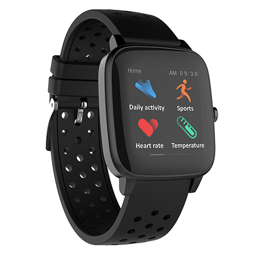 Bluetooth Smartwatch w/ Heart Rate & Temperature Tracking