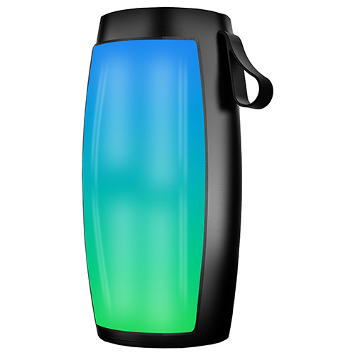 Portable Bluetooth Speaker w/ RGB Light Panel