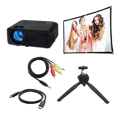 HD Digital Bluetooth Projector w/ Accessory Kit