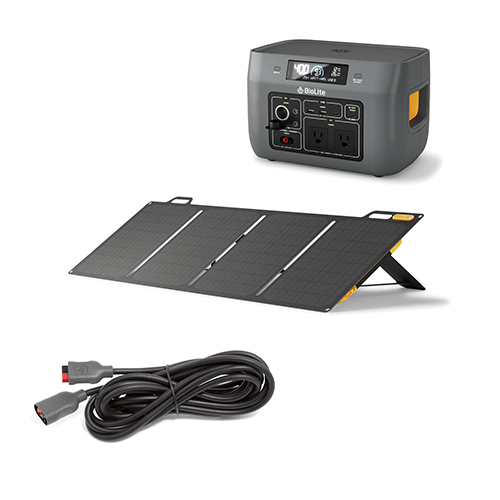 Solar Generator 600 Kit - BaseCharge 600, SolarPanel 100, Extension Cable