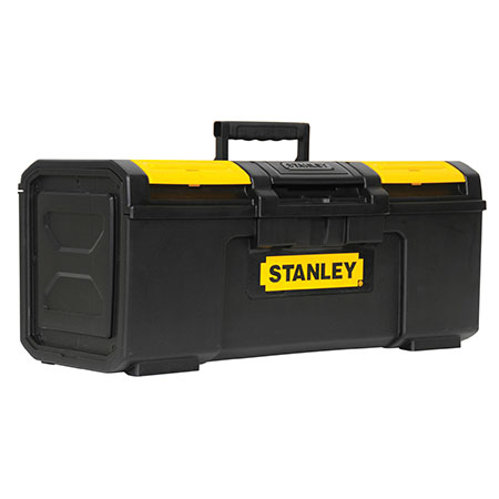 24" One Touch Plastic Latch Tool Box