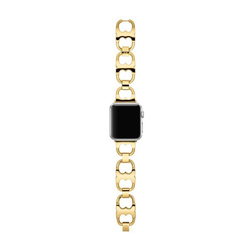 Double T Link Gold-Tone Stainless Steel Bracelet for Apple Watch