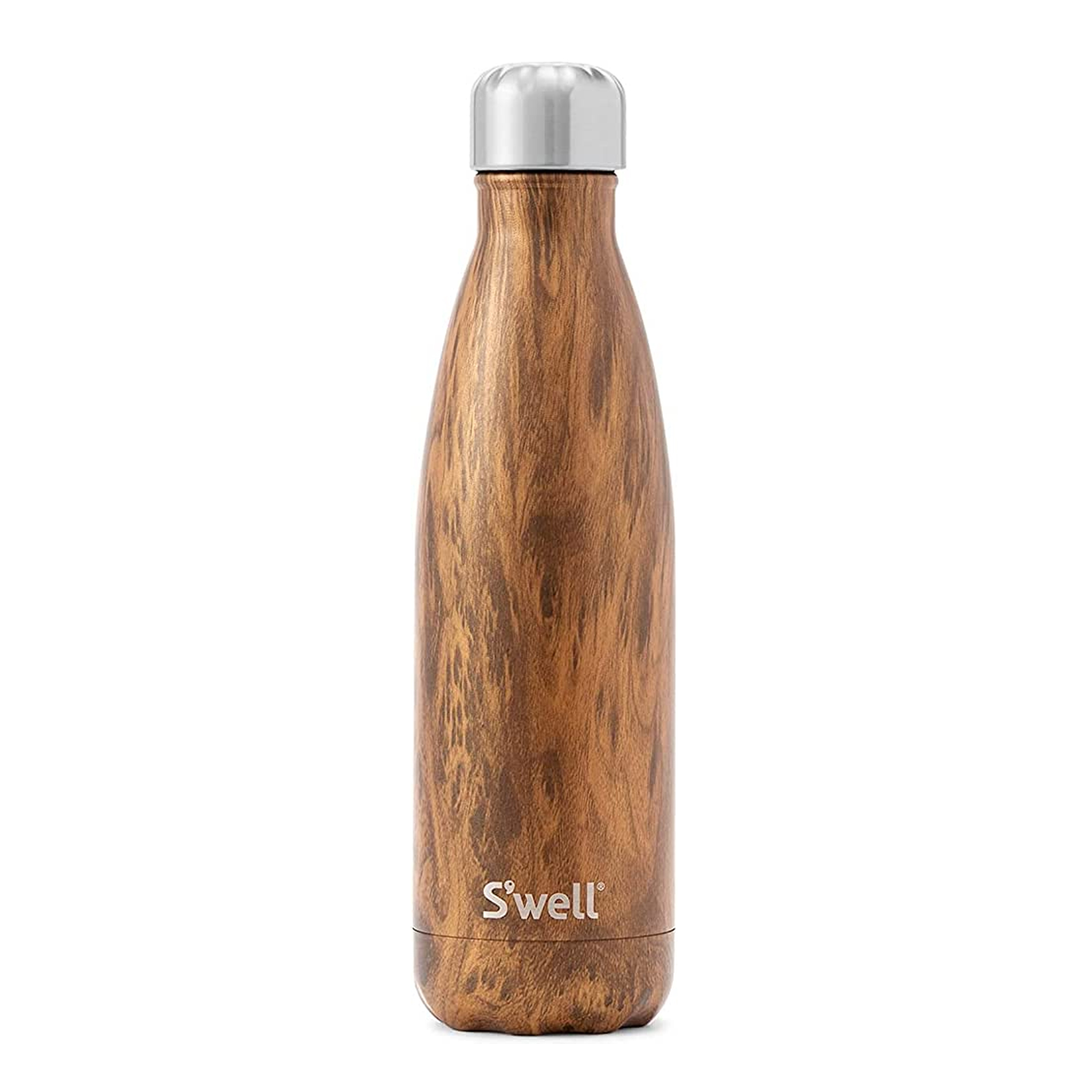 17oz Stainless Steel Water Bottle, Teakwood