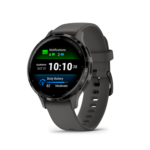 Venu 3S 41mm Fitness & Health Smartwatch, Pebble Gray/Slate