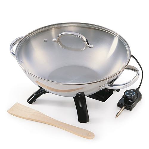 Stainless Steel Electric Wok