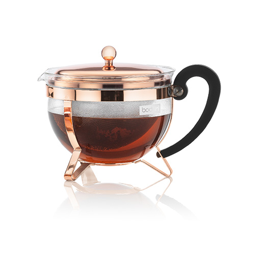 Chambord Tea Pot, Copper