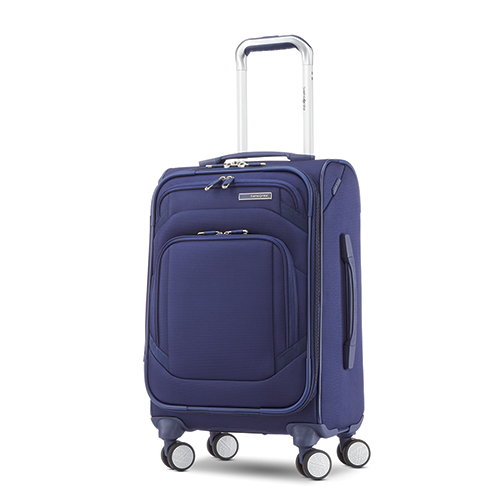 Ascentra Carry-On Softside Spinner, Iris Blue