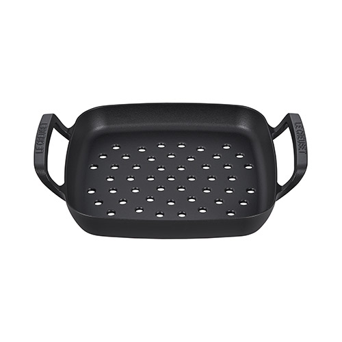 Alpine Outdoor 12" Square Cast Iron Grill Basket