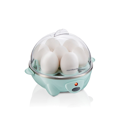 3-in-1 Egg Cooker w/ 7 Egg Capacity, Teal