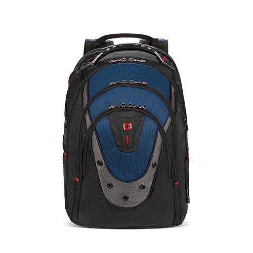 Ibex 17" Laptop Backpack, Black/Navy