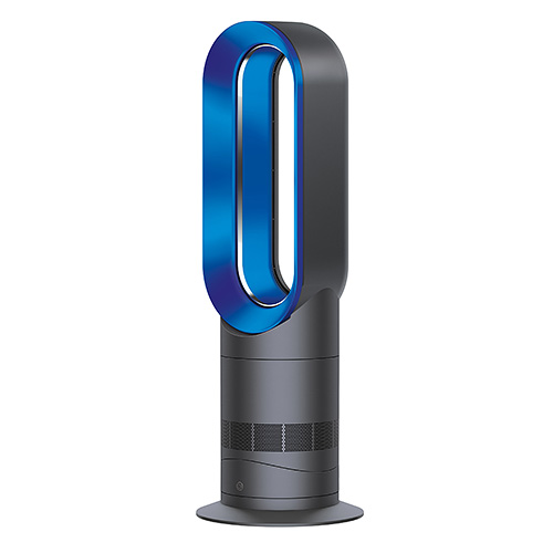 AM09 Hot & Cool Fan Heater, Iron/Blue