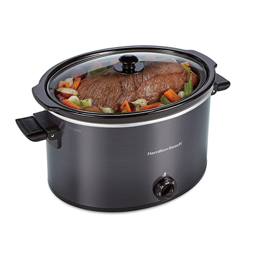 10qt Extra Large Capacity Slow Cooker, Black