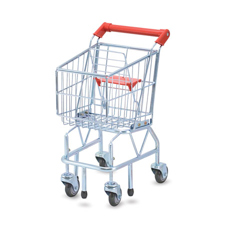 Metal Shopping Cart Toy, Ages 3+Years