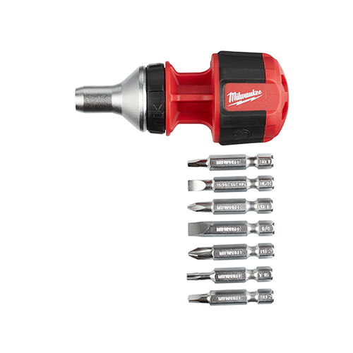 8-in-1 Compact Ratchet Multi-Bit Driver