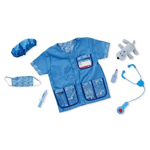 Veterinarian Role Play Costume Set, Ages 3-6 Years