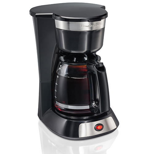 12 Cup Coffeemaker w/ Stainless Steel Accents
