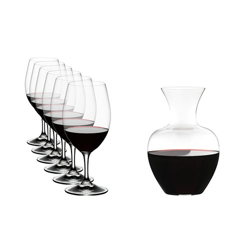 Ouverture Magnum 6pc Wine Glass Set w/ Decanter