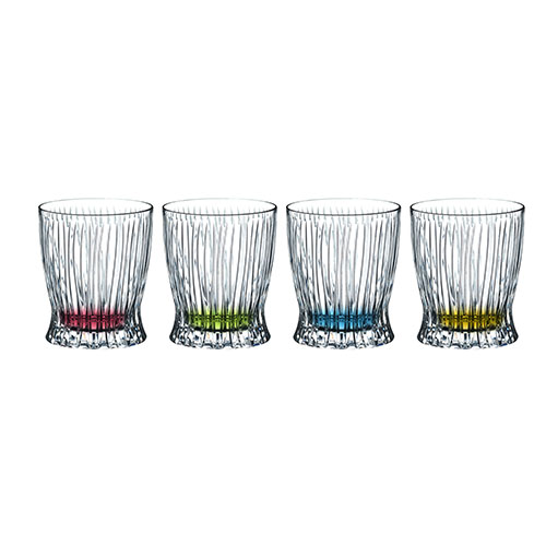 Fire and Ice Whiskey Tumblers, Set of 4