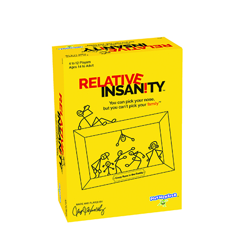 Relative Insanity Card Game, Ages 14+Years