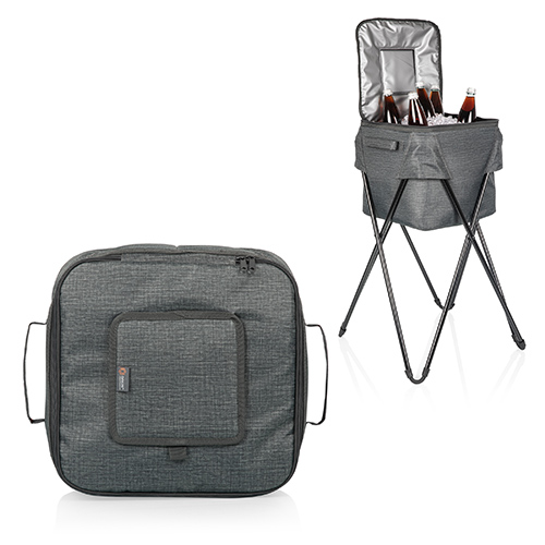 Oniva Camping Party Cooler w/ Stand, Heathered Gray