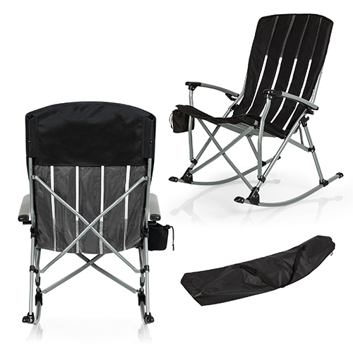 Outdoor Rocking Chair, Black