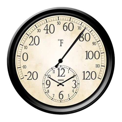 Taylor Thermometer with Clock