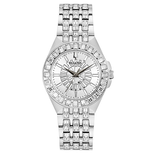 Ladies Phantom Baguette Swarovski Crystal Watch