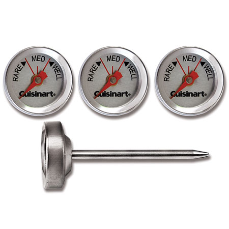 Set of Four Outdoor Grilling Steak Thermometers