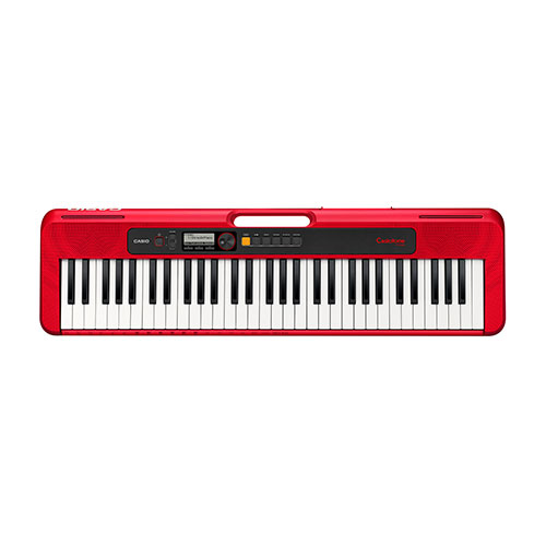 Casiotone 61 Key Portable Keyboard, Red